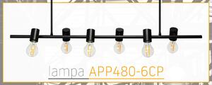 Mennyezeti lámpa APP480-6CP fekete