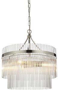 Endon glamour modern függeszték marietta nikkel átlátszó end104113