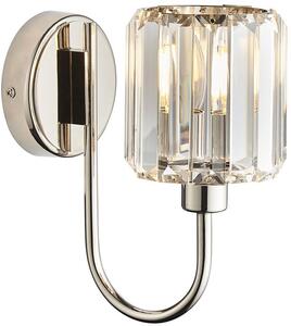 Endon glamour modern fali lámpa berenice nikkel átlátszó end104109