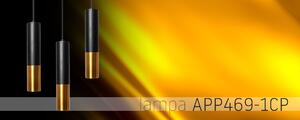 Mennyezeti lámpa APP469-1CP fekete arany