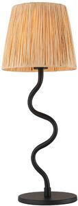 Endon modern asztali lámpa wriggle fekete end100958