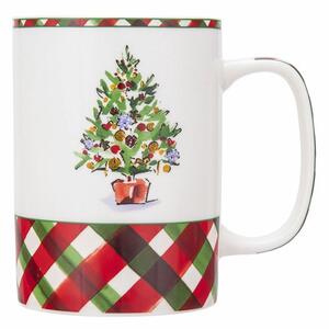 Altom Classic Christmas tree porcelán bögre, 380 ml