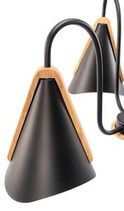 Mennyezeti lámpa APP605-3C 3 ágú Skandináv stílusú fekete