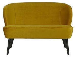 Hoorns Okkersárga kétüléses kanapé Norma 110 cm