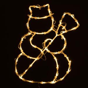 Karácsonyi dekoráció 50 LED - hóember
