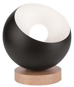 Fekete asztali lámpa (magasság 19 cm) Ava – LAMKUR