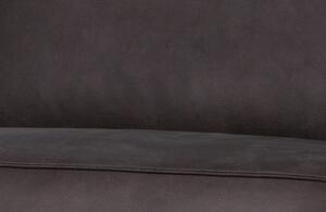 Hoorns Sötétszürke műbőr Twilight négyszemélyes kanapé 372 cm