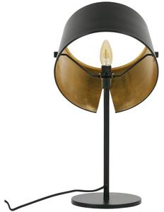 Hoorns Fekete fém asztali lámpa Loma