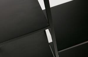 Hoorns Fekete fém polc Forton M 195 x 85 cm