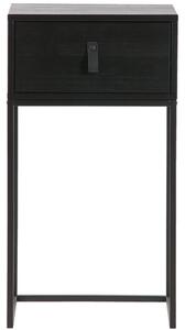Hoorns Fekete fenyő oldalasztal Tason 40x35 cm