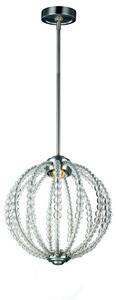 Feiss glamour kristály LED függeszték oberlin nikkel elsfe-oberlin-p-s