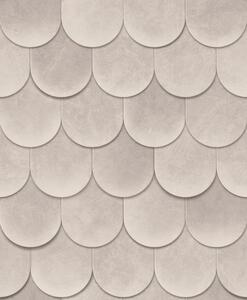TF30081654 háztetőcserép-mintájú taupe tapéta
