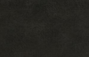 Hoorns Fekete bőr háromüléses kanapé Bearny 246 cm