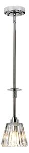 Elstead glamour modern LED függeszték agatha króm átlátszó elsbath-agatha1p-pc IP44