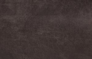 Hoorns Fekete műbőr sarokkanapé Bearny 305 cm, bal