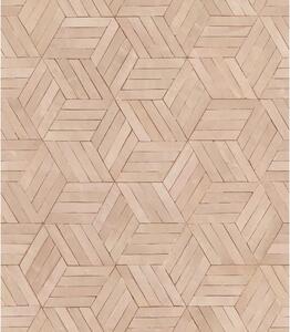 TF30089001 geometrikus mintájú bézs tapéta