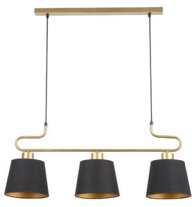 Sigma lighting modern függeszték volutto fekete réz arany sig40646