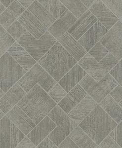 TF30035511 geometrikus mintájú taupe tapéta