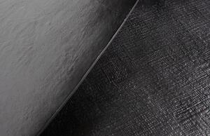 Hoorns Shawn fekete fém készlet két háromszög alakú dohányzóasztalból 89 x 49 cm