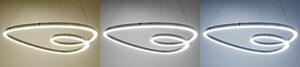Mennyezeti függő LED lámpa APP798-CP Króm + távirányÍtó