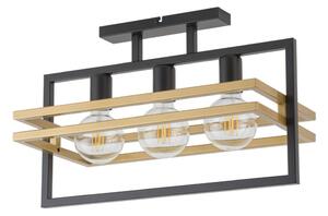 Sigma lighting modern mennyezeti lámpa merci fekete arany sig32404
