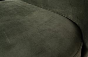 Hoorns Tergi sötétzöld bársony étkezőpad 120 cm