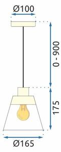 Mennyezeti függő lámpa APP895-1CP