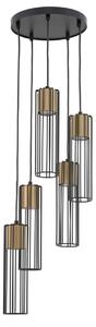 Sigma lighting modern függeszték fobia fekete arany sig33461
