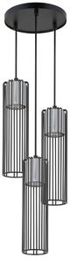 Sigma lighting modern függeszték fobia fekete ezüst sig33457