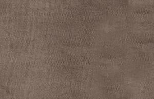 Hoorns Szürke barna bársony háromszemélyes kanapé Raden 275 cm foltvarrással