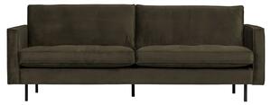 Hoorns Sötétzöld bársony kétüléses kanapé Raden 230 cm foltvarróval