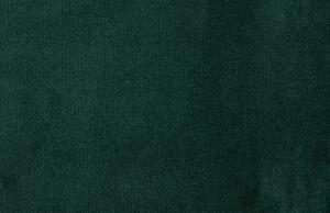Hoorns Zöld bársony kétüléses kanapé Raden 230 cm foltvarróval