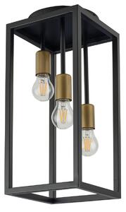 Sigma lighting modern mennyezeti lámpa vigo fekete arany sig32225