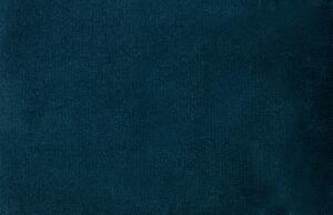 Hoorns Raden kék bársony sarokkanapé 266 cm, bal
