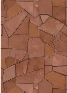 TF10445-13 geometrikus mintájú terra tapéta