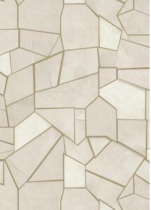 TF10445-02 geometrikus mintájú bézs tapéta