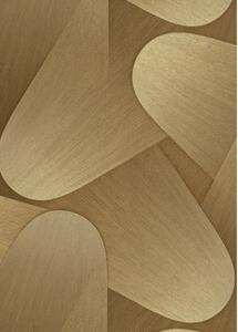 TF10423-30 geometrikus mintájú bronz tapéta