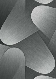 TF10423-29 geometrikus mintájú szürke tapéta