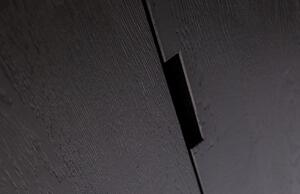 Hoorns Fekete masszív Frax szekrény 210 x 60 cm
