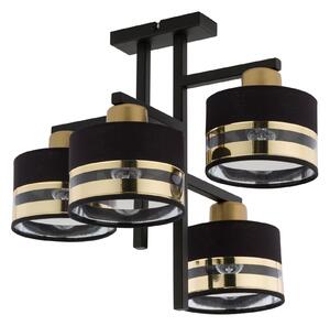 Sigma lighting modern mennyezeti lámpa pro fekete arany sig32145