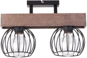 Sigma lighting loft mennyezeti lámpa milan barna fekete sig31571