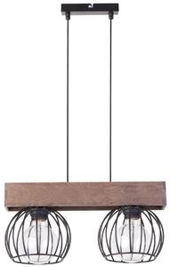 Sigma lighting loft függeszték milan barna fekete sig31572