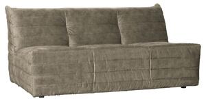 Hoorns Homokbarna bársony kétüléses kanapé Altaire 160 cm