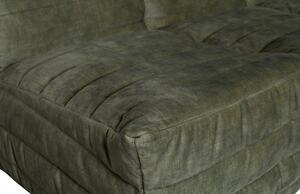 Hoorns Sötétzöld bársony kétüléses kanapé Altaire 160 cm