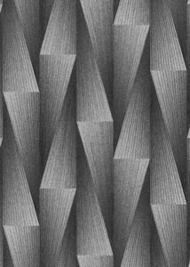 TF10526-29 famintájú geometrikus szürke tapéta