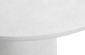 Hoorns Fehér kerek étkezőasztal Danom Ø100 cm