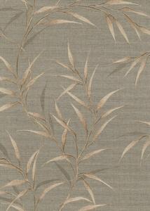 TF10528-11 levélmintás taupe tapéta
