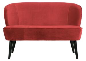 Hoorns Málnapiros bársony kétszemélyes kanapé Norma 110 cm