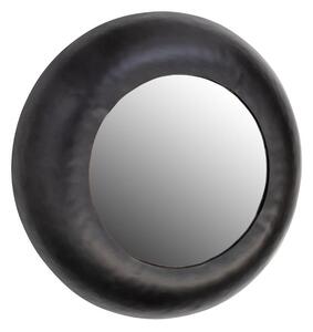 Hoorns Fekete fém függő tükör Pörkölt 50 cm