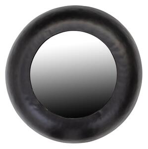 Hoorns Fekete fém függő tükör Pörkölt 50 cm